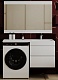Style Line Мебель для ванной Даллас 120 Люкс R, белая PLUS подвесная – фотография-17